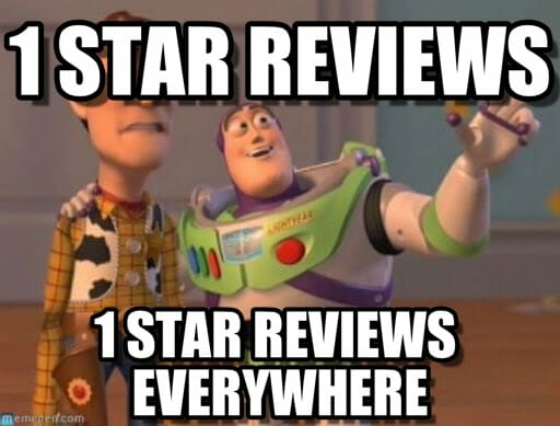 1 star reviews