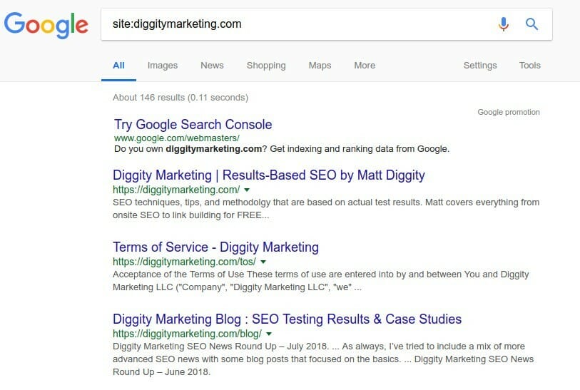 Site search Diggity Marketing