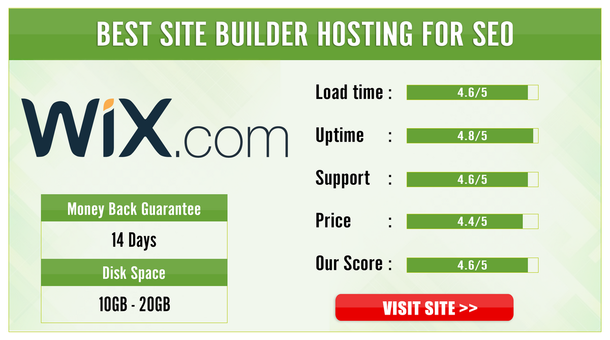 Best Site Builder - Wix