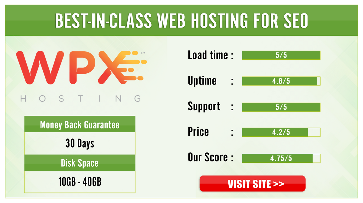 Best in Class hosting - WPX