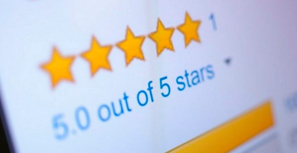 5 out of 5 reviews online