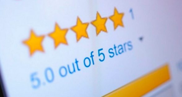 5 out of 5 reviews online