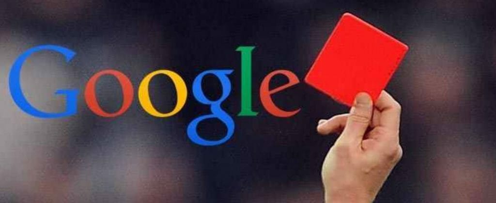 google penalty issues hand gesture