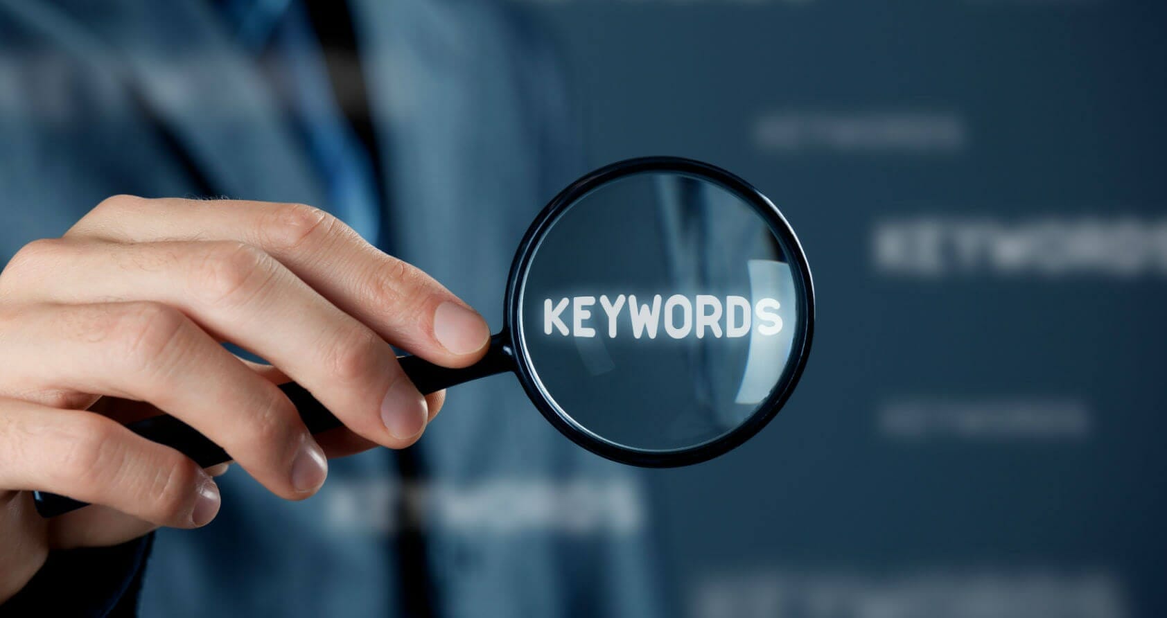 keyword research magnifying