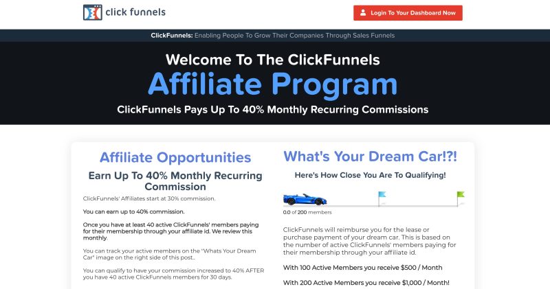 Cllickfunnels Affiliate Program