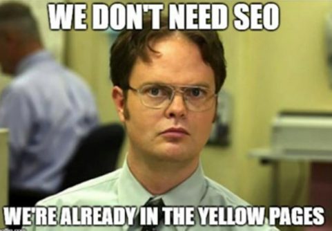 SEO yellowpages meme