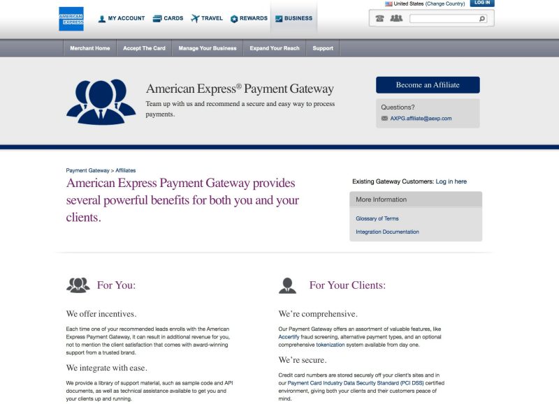 american express affiliate homepage