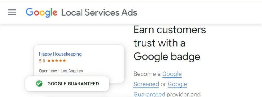 Google Local Services Ad