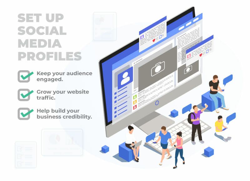 search engines optimize with social profiles