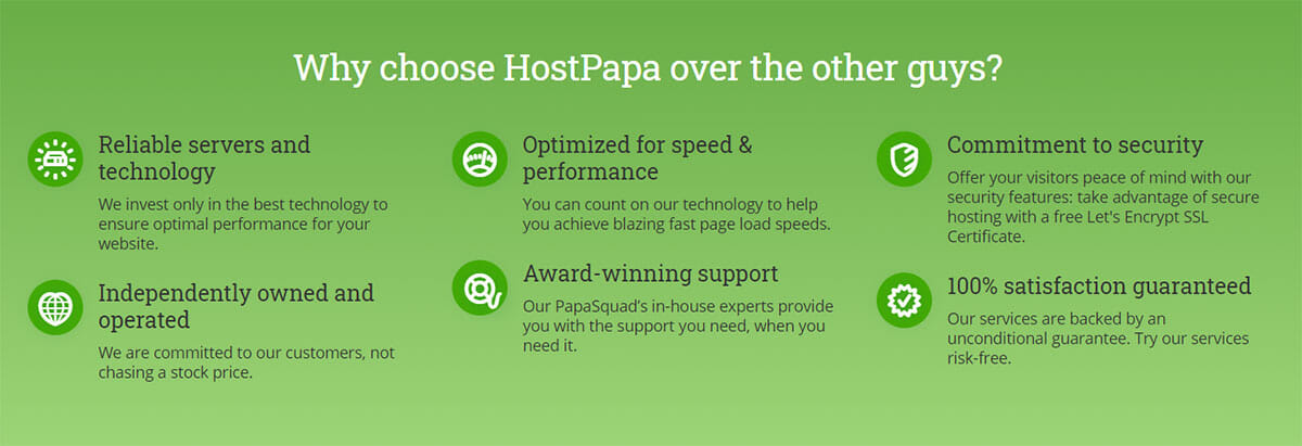 hostpapa go green