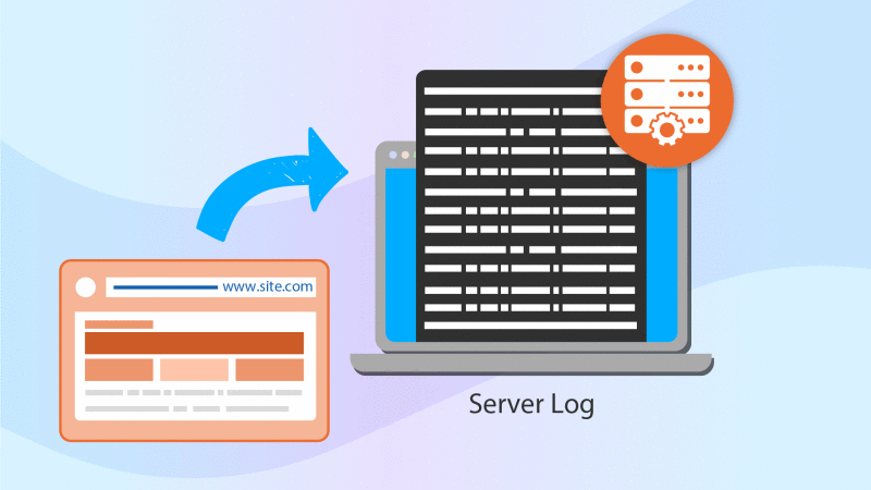web browser to server log