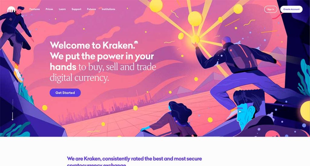 Kraken Homepage