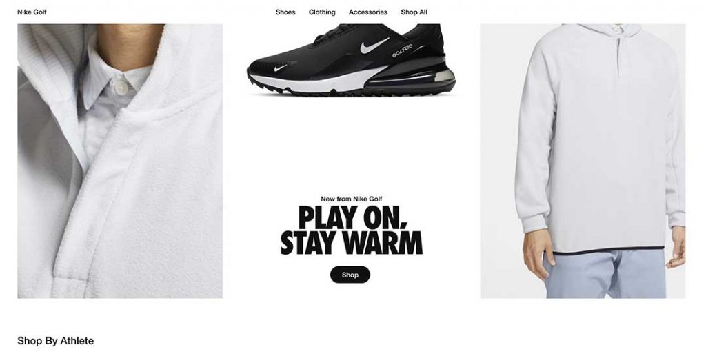 Nike Golf Homepage