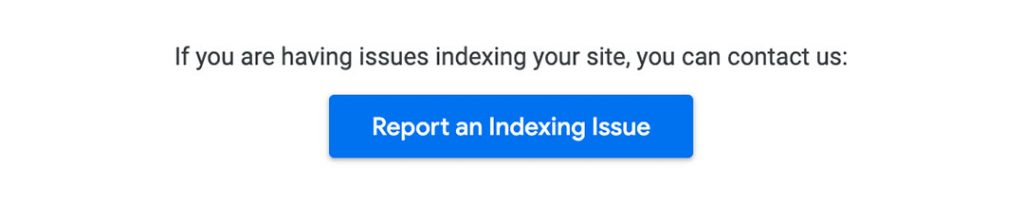 report an indexing issue