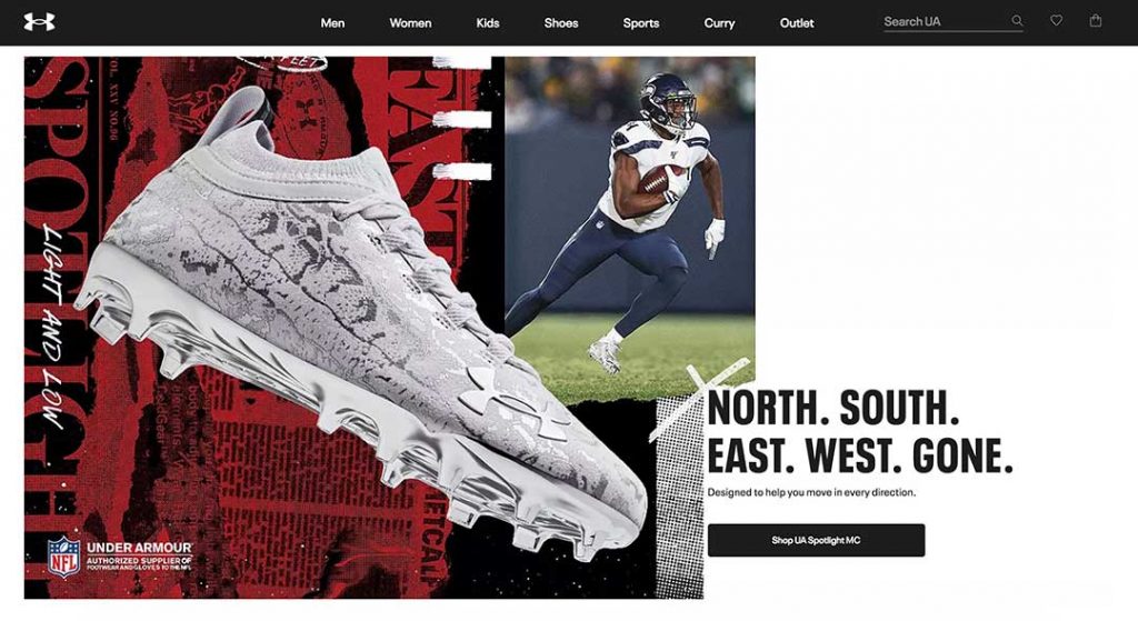 under armour homepage