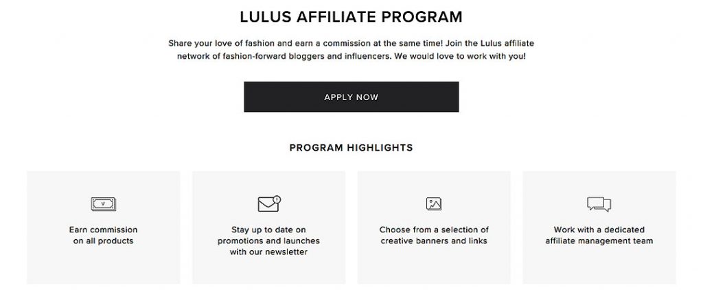 Lulus Affiliate Program