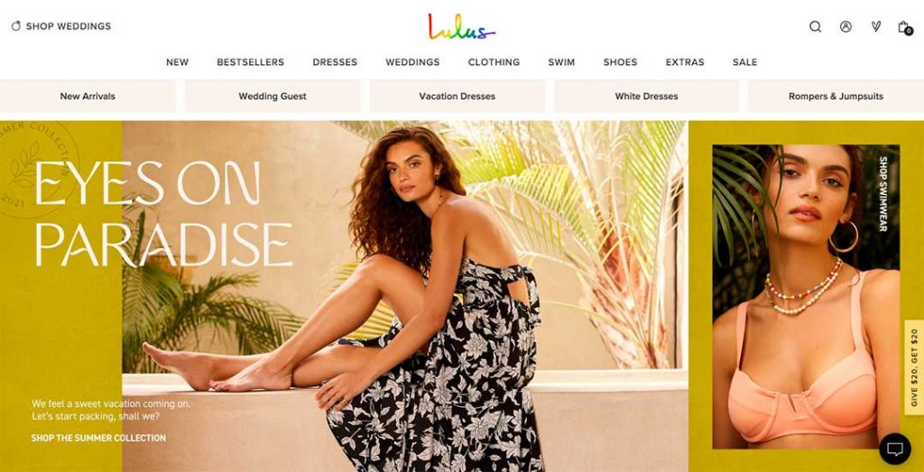 Lulus Homepage