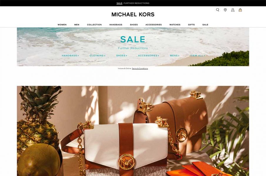 Micheal Kors Homepage