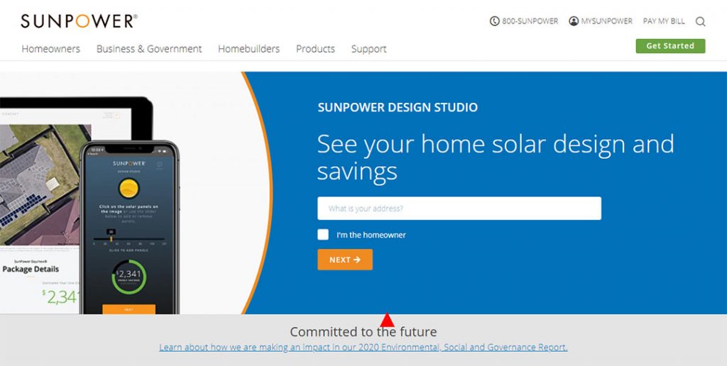 sunpower homepage