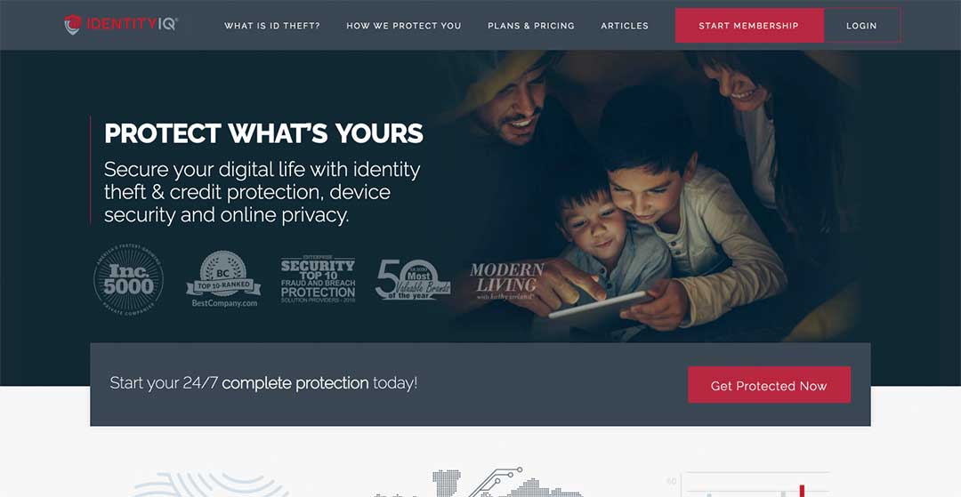 Identity IQ Homepage