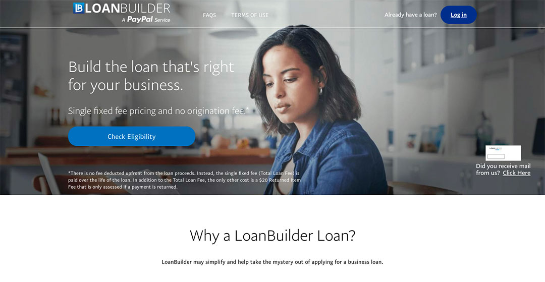 Loanbuilder homepage