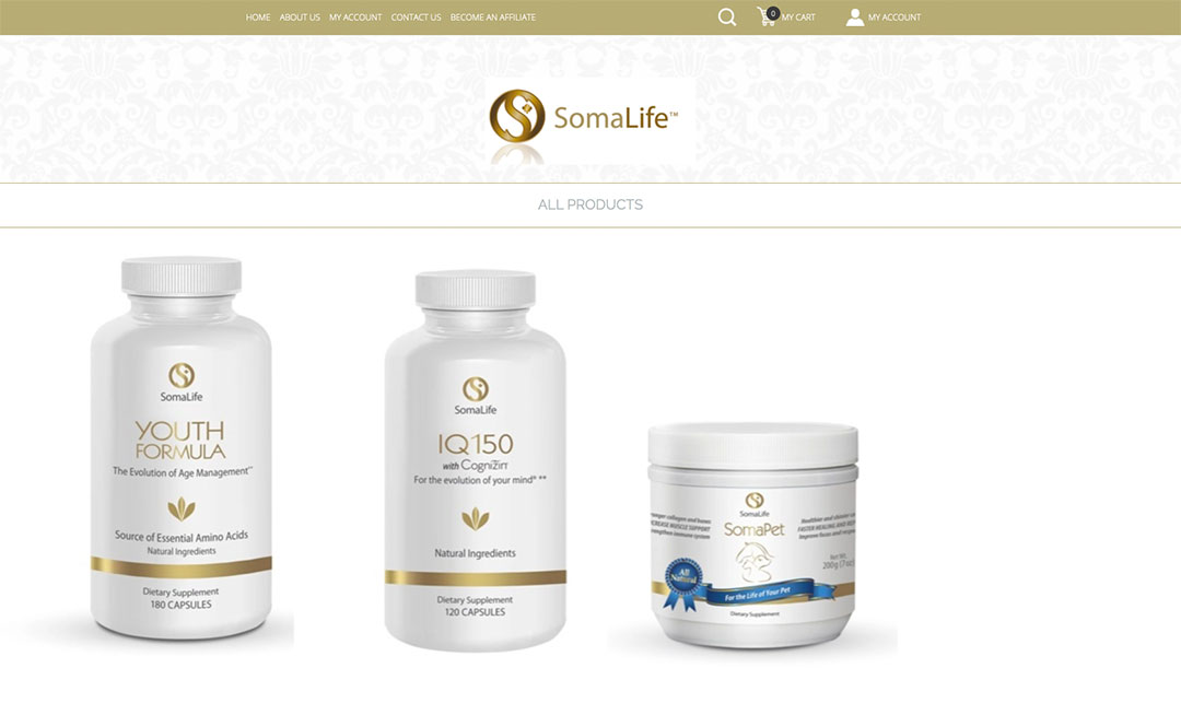 Somalife Homepage