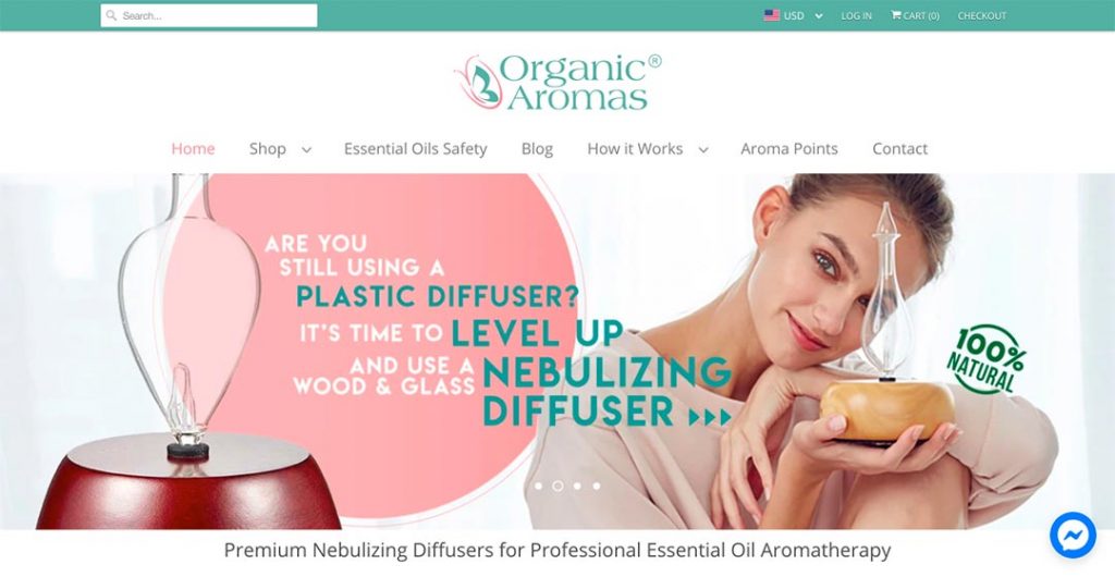 Organic Aromas Homepage