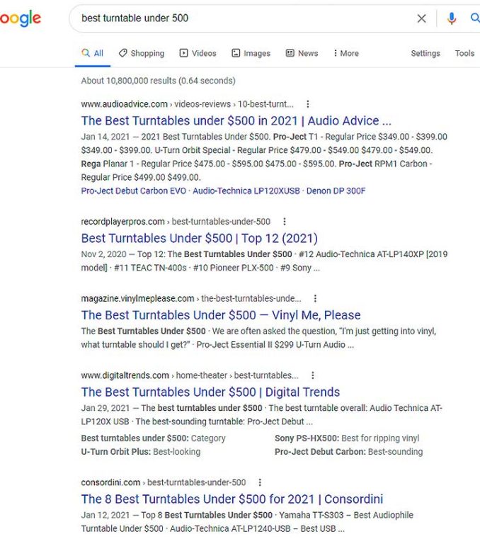 The Classic Google Search tsi preview