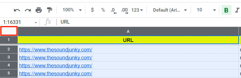 create a Pivot Table for the keywords