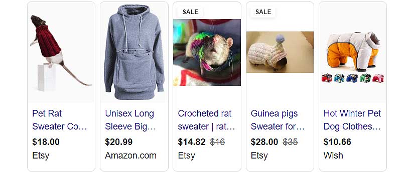 sweaters for rats search results