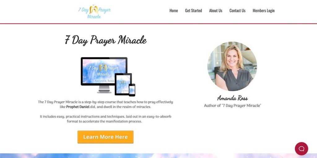 7 day miracle homepage