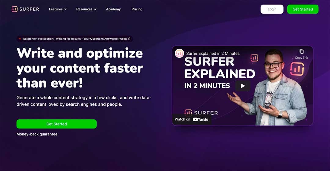 Surfer Tool Homepage