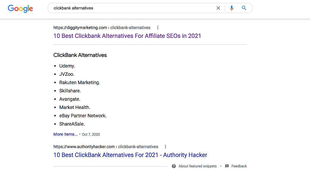 clickbank alternatives dm rank 1