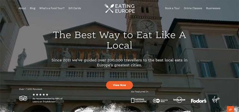 Eating Europe Homepage
