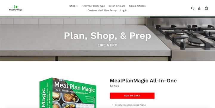 Meal Plan Magic Homepage