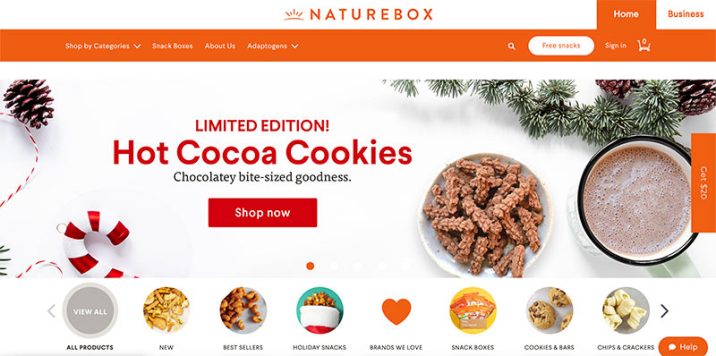 NatureBox Homepage