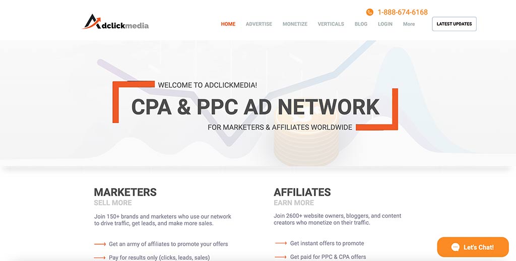 AdClickMedia Homepage