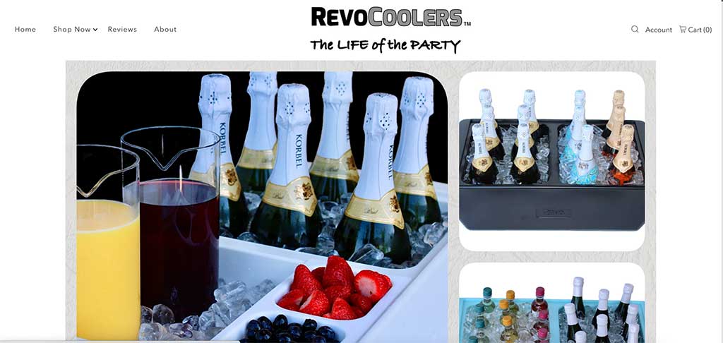 Revo Coolers Homepage
