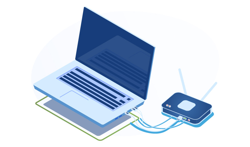 VPS Hosting Illustration