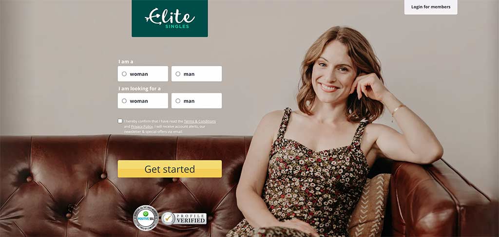Elite-Singles-Homepage