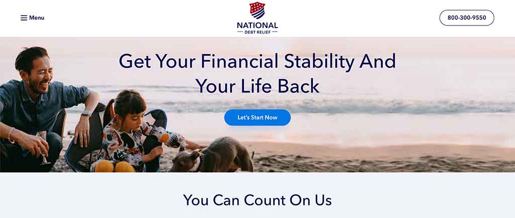 National Debt Relief Homepage
