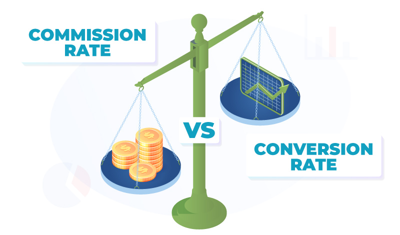 Commission vs conversion