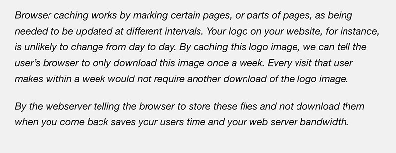 WP Rocket Browser Caching