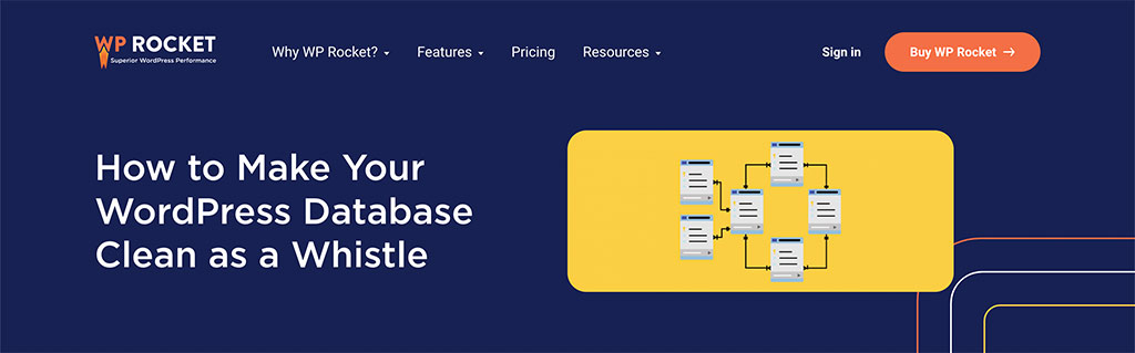 WP Rocket Clean Webiste