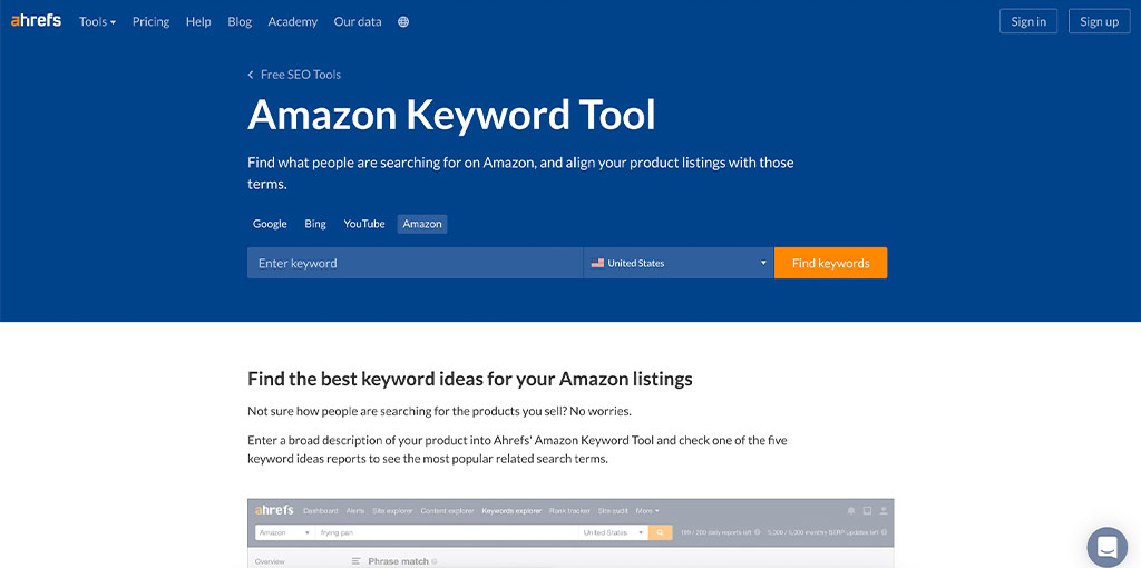 Amazon Keyword Tool