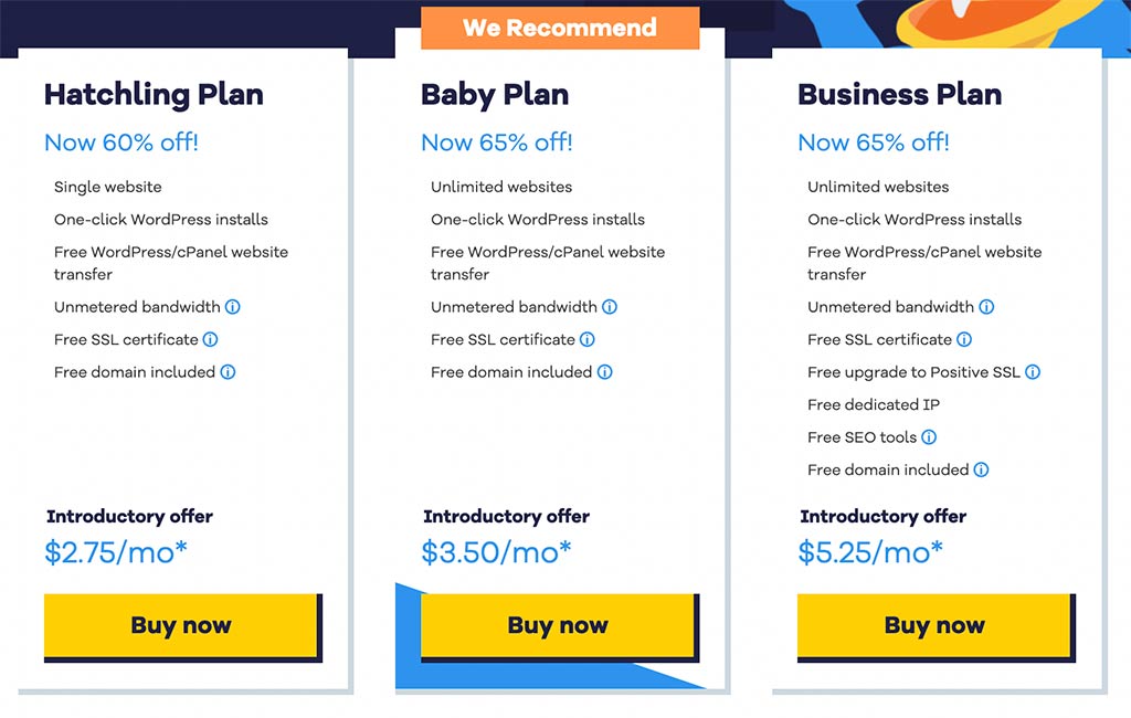 Hostgator Hosting Plans