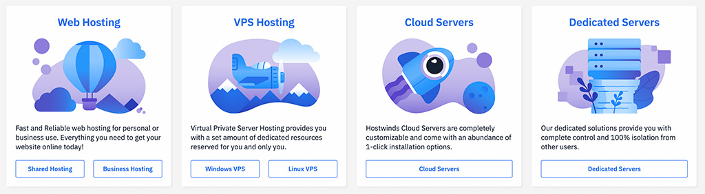 Hostwinds Hosting Features