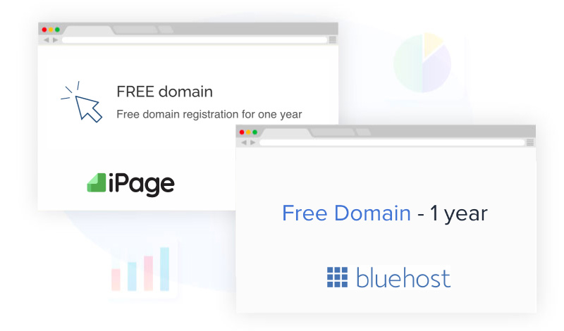 iPage vs Bluehost Free Domain