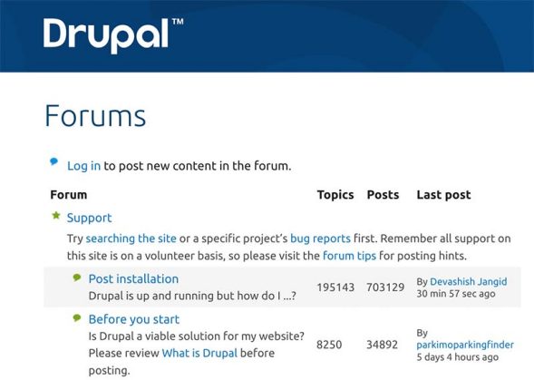 Drupal Forums