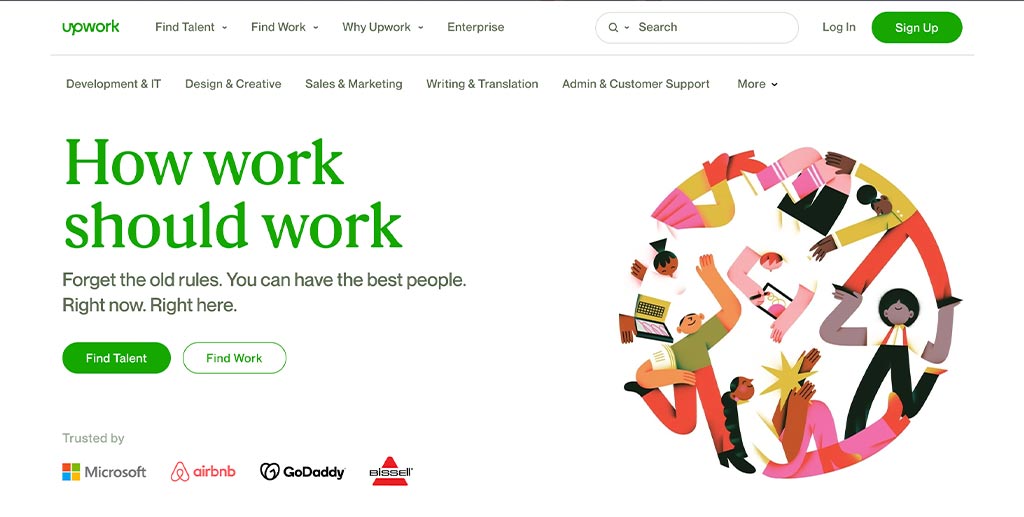 Upwork Homepage